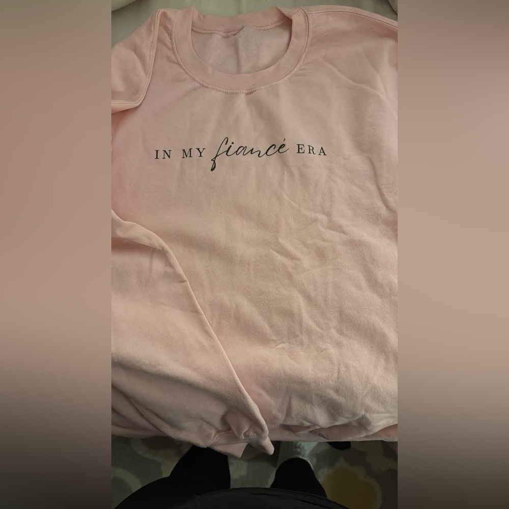 Pink 'In My Fiancé Era' Sweatshirt